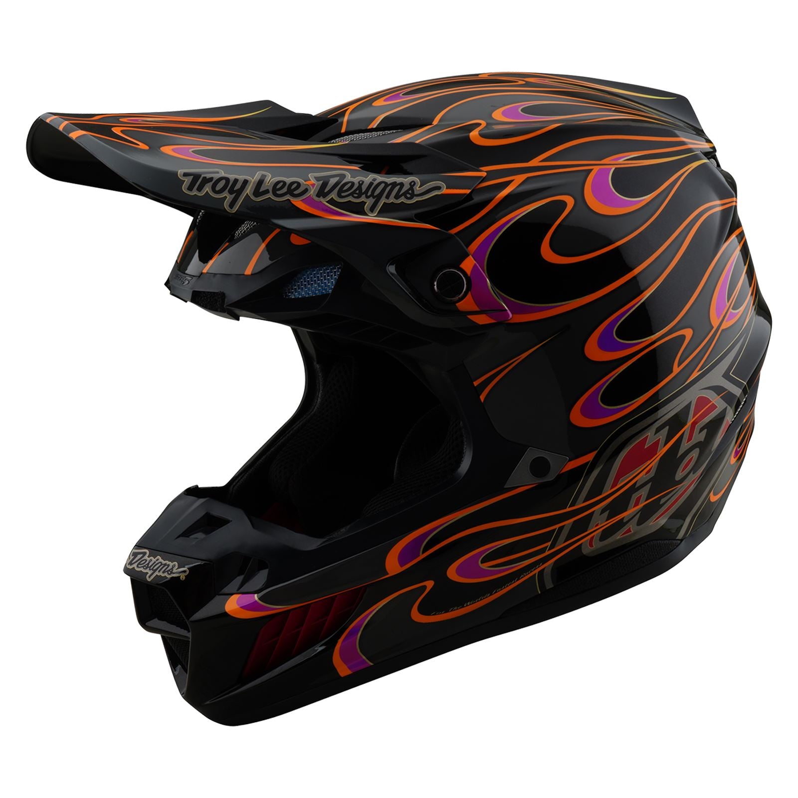Troy Lee Designs Spring 2025 MX Helmet SE5 Composite Torched Black Grey